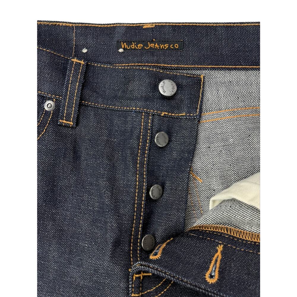 NUDIE JEANS Steady Eddie II Dry Ace Selvage Jean Men's Size 31 - Picture 10 of 15